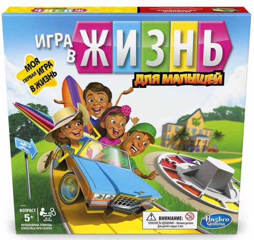 Hasbro Games Игра настольная "Игра в жизнь Джуниор"