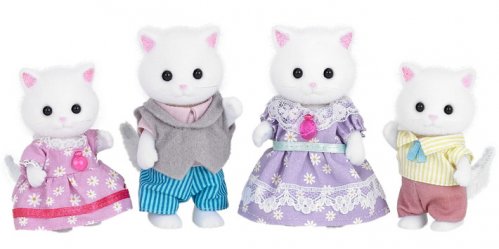 Sylvanian Families Набор "Семья Персидских котов" 4 фигурки