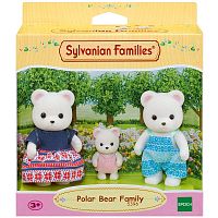 Sylvanian Families Игровой набор "Семья Полярных мишек", 3 фигурки					