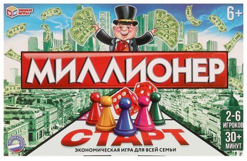 Умные игры Настольная бизнес-игра «Миллионер»