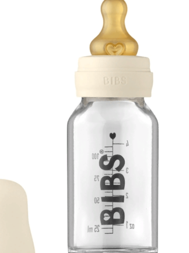 BIBS Бутылочка для кормления Baby Bottle Complete Set - Ivory 110ml 